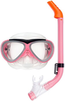 Waimea Cyklop med snorkel rosa - Barn 