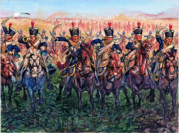 1/72 Napoleonic Wars - British Light Cavalry 1815