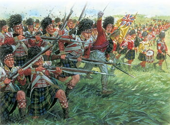 1/72 Napoleonic Wars - Scots Infantry  - 36 fig.