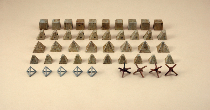1/72 Antitank Obstacles