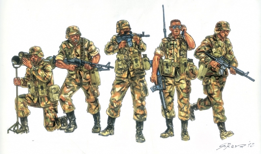 1/72 US Infantry 90s