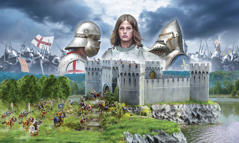 1/72 Battleset 100 Years War Castle Under Siege