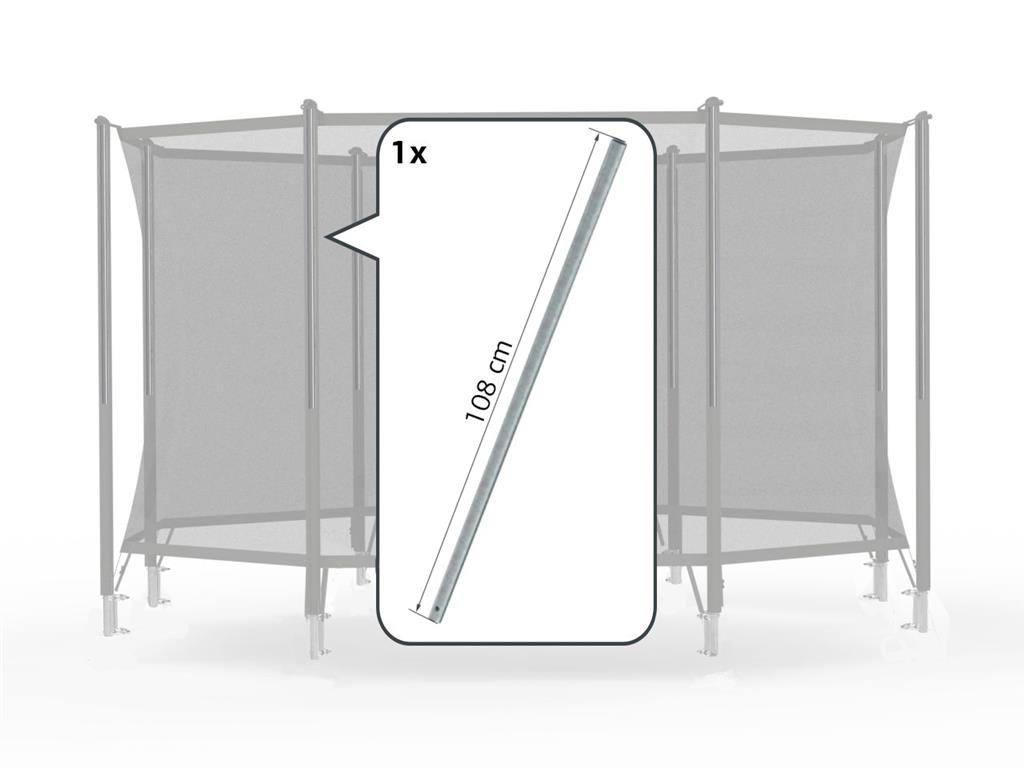 BERG Reservdel Favorit BERG SAFETY NET COMFORT - UPPER TUBE FOR SPRINGBRACKET