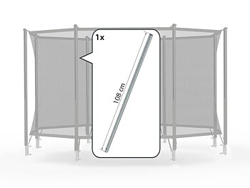 BERG Reservdel Favorit BERG SAFETY NET COMFORT - UPPER TUBE FOR SPRINGBRACKET