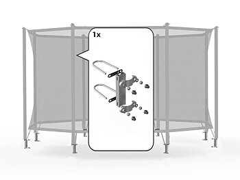BERG Reservdel Favorit BERG SAFETY NET COMFORT - FASTENERS FOR 1 TUBE