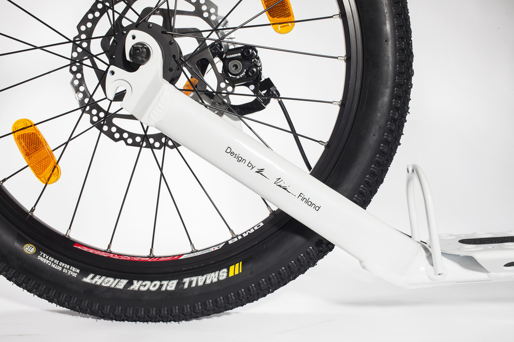 KICKBIKE sparkcykel CROSS FIX Pearl White - 11