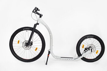 KICKBIKE sparkcykel CROSS FIX Pearl White