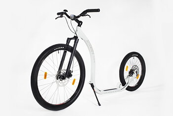 KICKBIKE sparkcykel CROSS FIX Pearl White