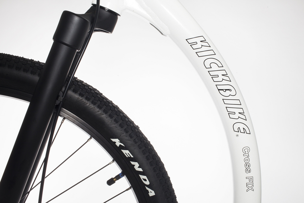KICKBIKE sparkcykel CROSS FIX Pearl White - 5