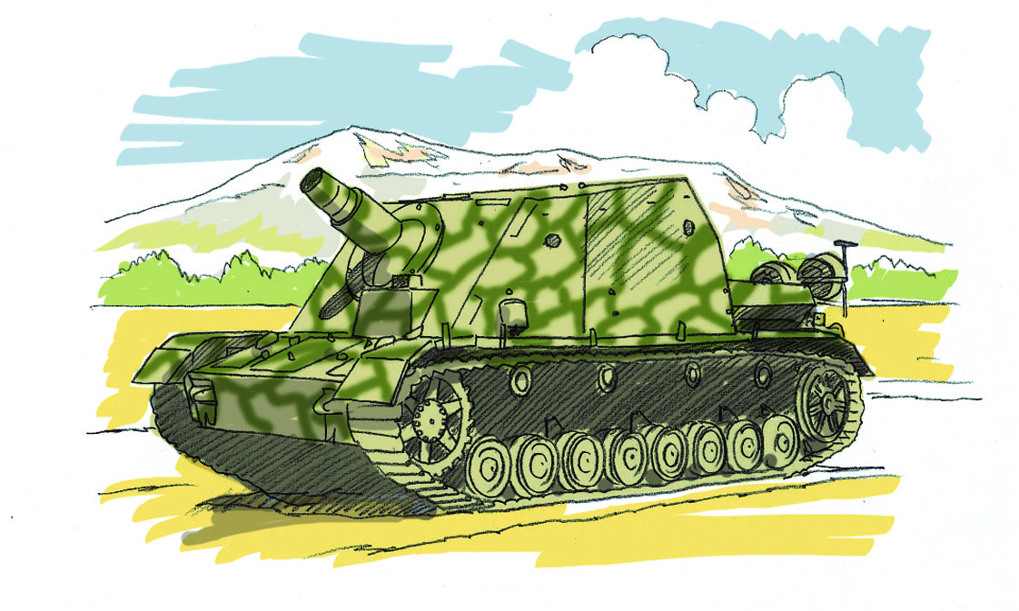1/72 Sd.Kfz.166  Sturmpz. Brummbär - 2