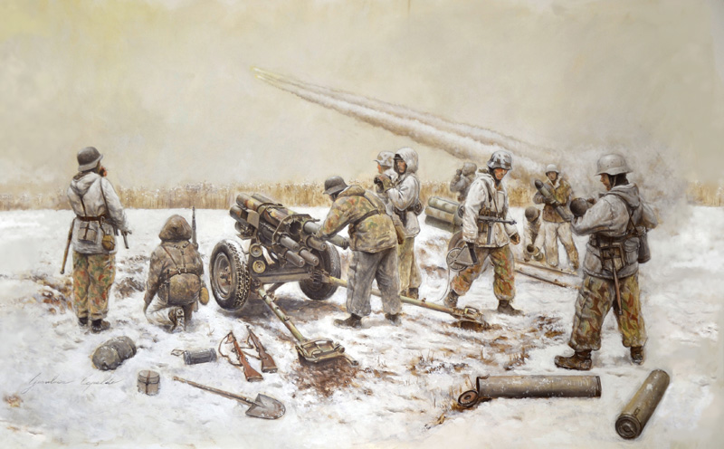 1/72 15 cm. Nebelwerfer 41 w. Crew  incl. 12 fig.