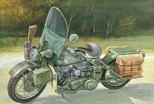 1/9 US Army Motorcycle