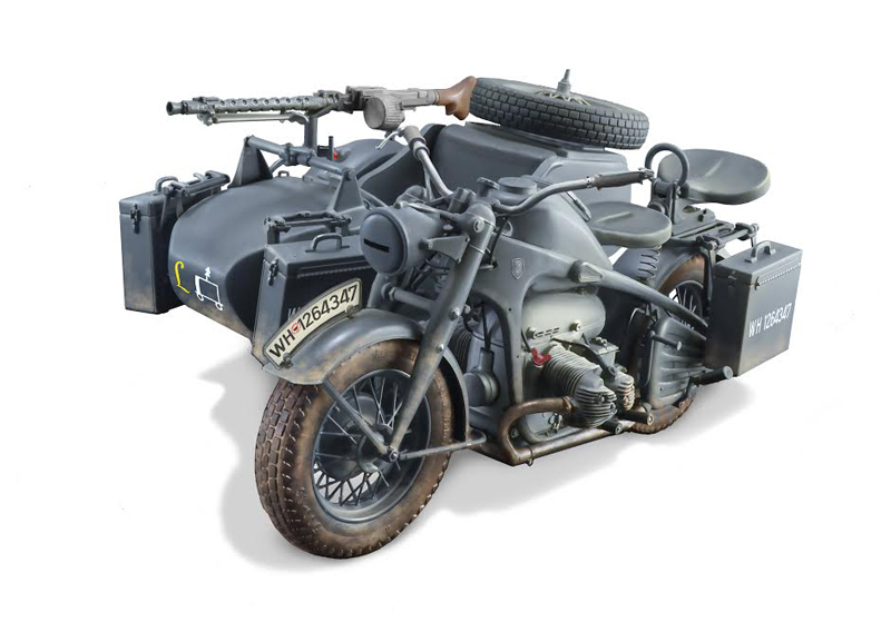 1/9 Zundapp Ks 750 w. Side Car