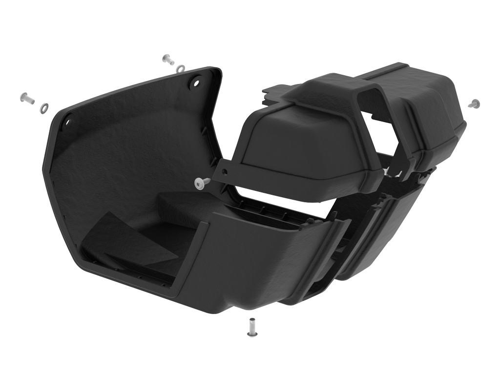 BERG XL Frame - Chain guard rear part