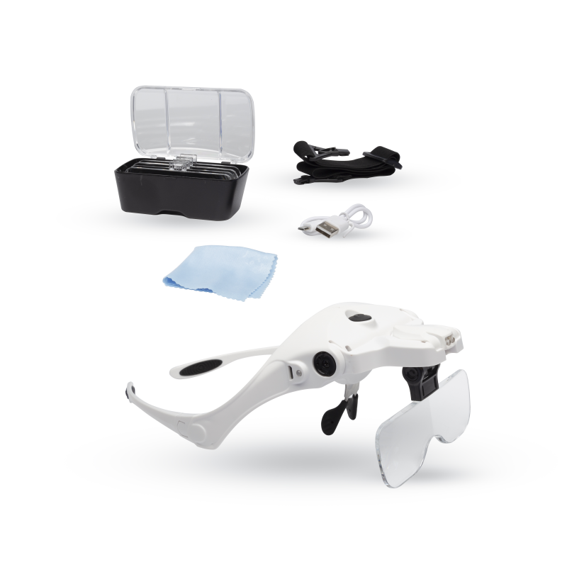 LED 5 Lens Magnifier Set USB
