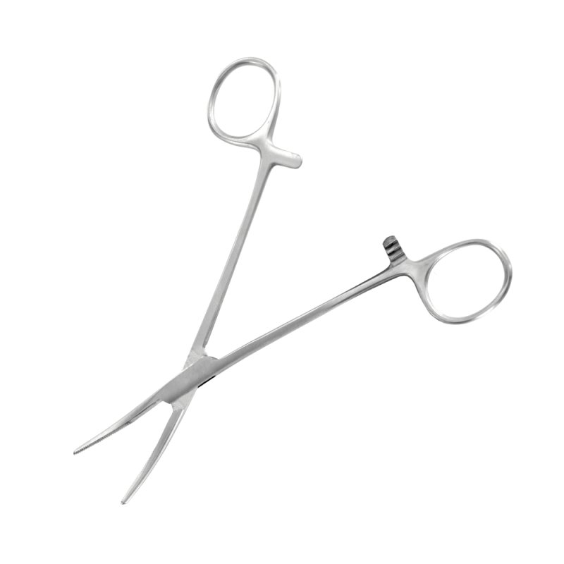 Locking forceps - 150mm curved