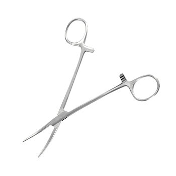 Locking forceps - 150mm curved