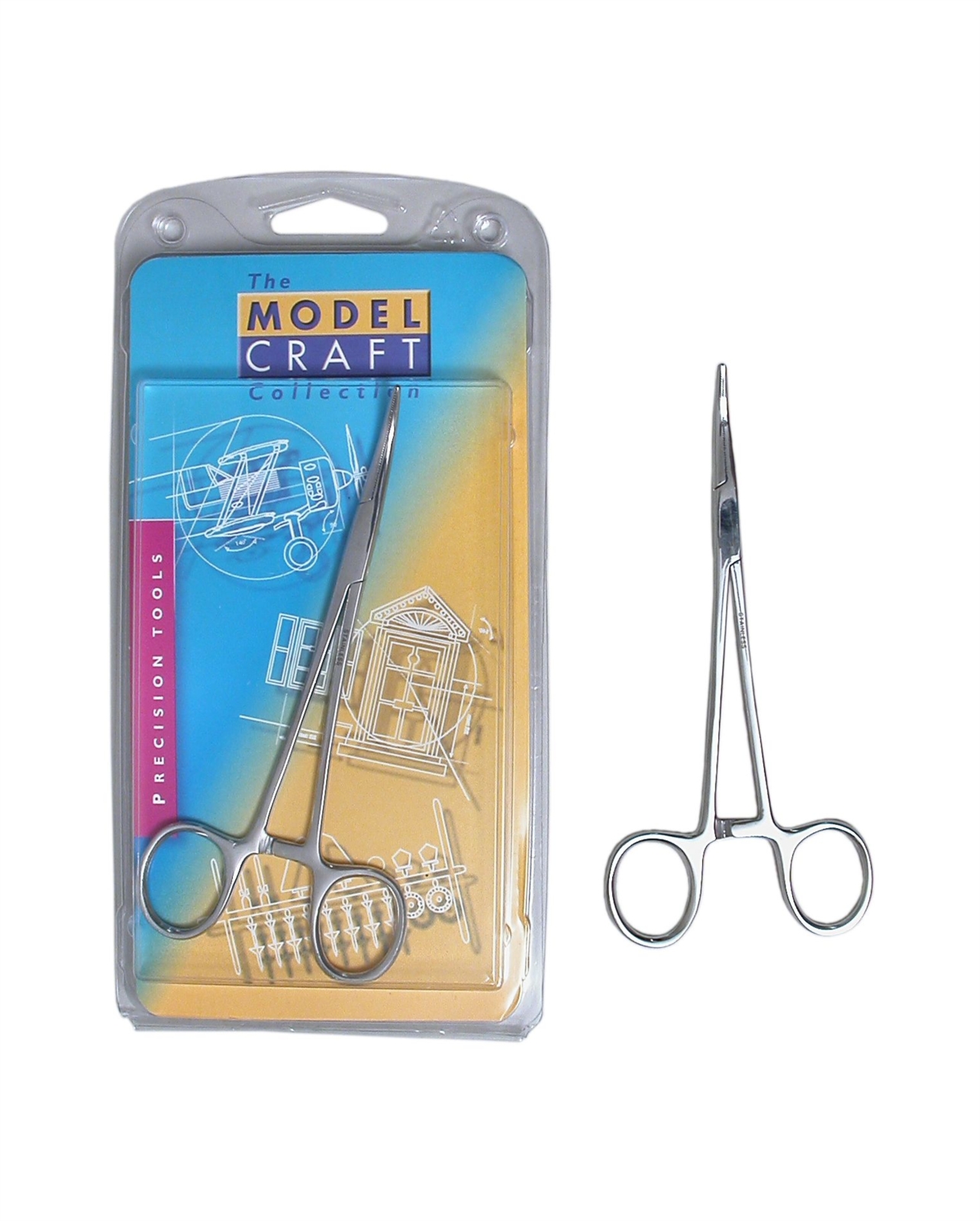 Locking forceps - 150mm curved - 2