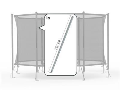BERG Reservdel SAFETY NET COMFORT - UPPER TUBE FOR SPRINGBRACKET (120CM)