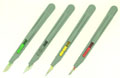 Retractable safety knife - #10 green