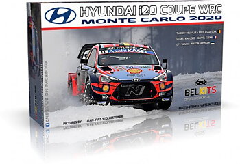1/24 HYUNDAI I20 COUPE WRC MONTE CARLO 2020 NEUVILLE / LOEB / TANAK