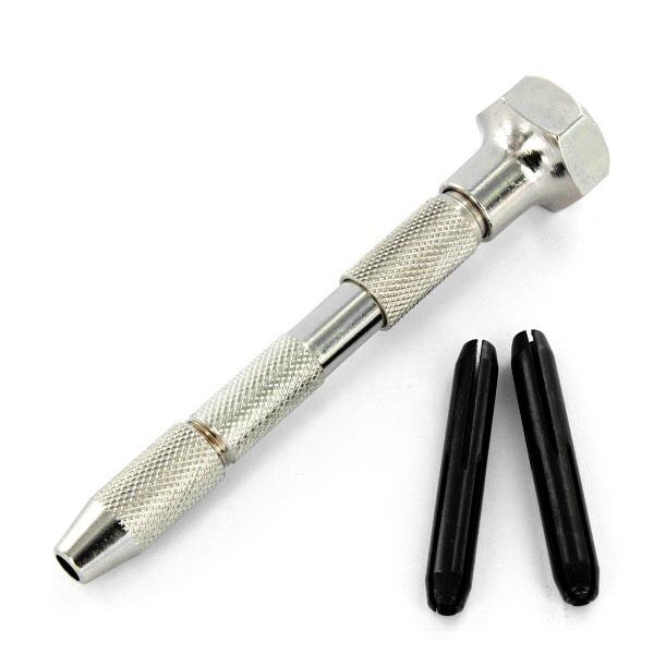 Pin vice - double ended, swivel top - 2