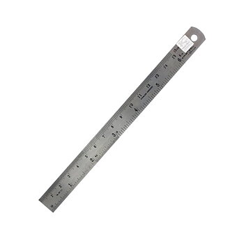 12" (300mm)steel rule (flexi)