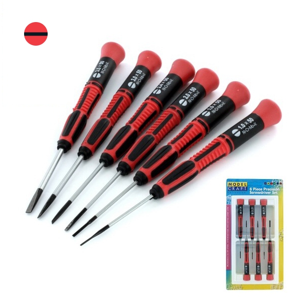 6pce Slotted blade screwdriver set - 2
