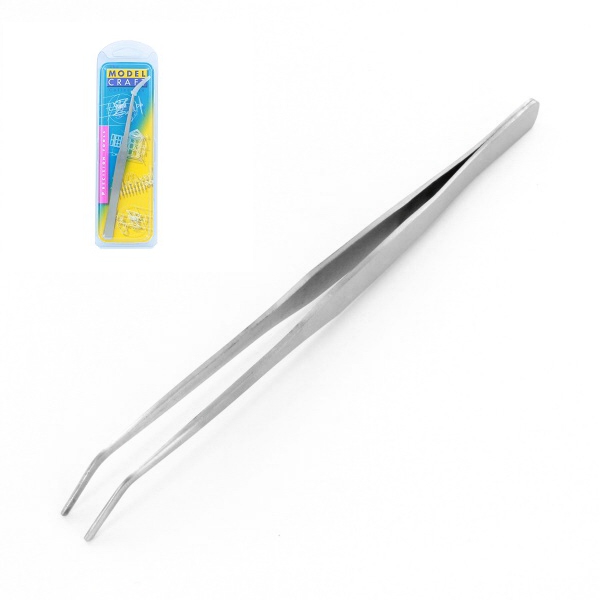 Heavy duty tweezers - 7" curved