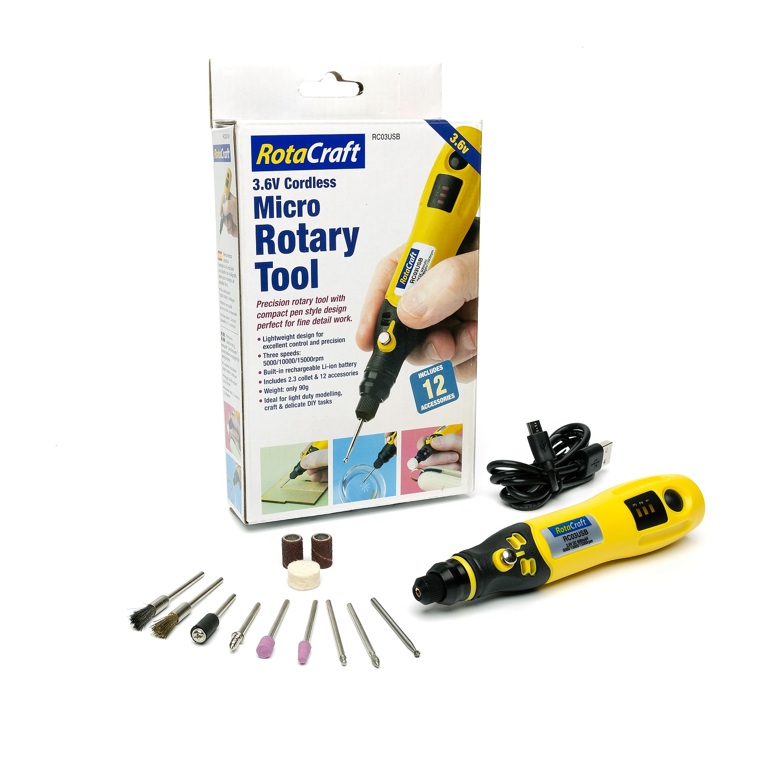 3.6V Cordless Rotary Tool USB