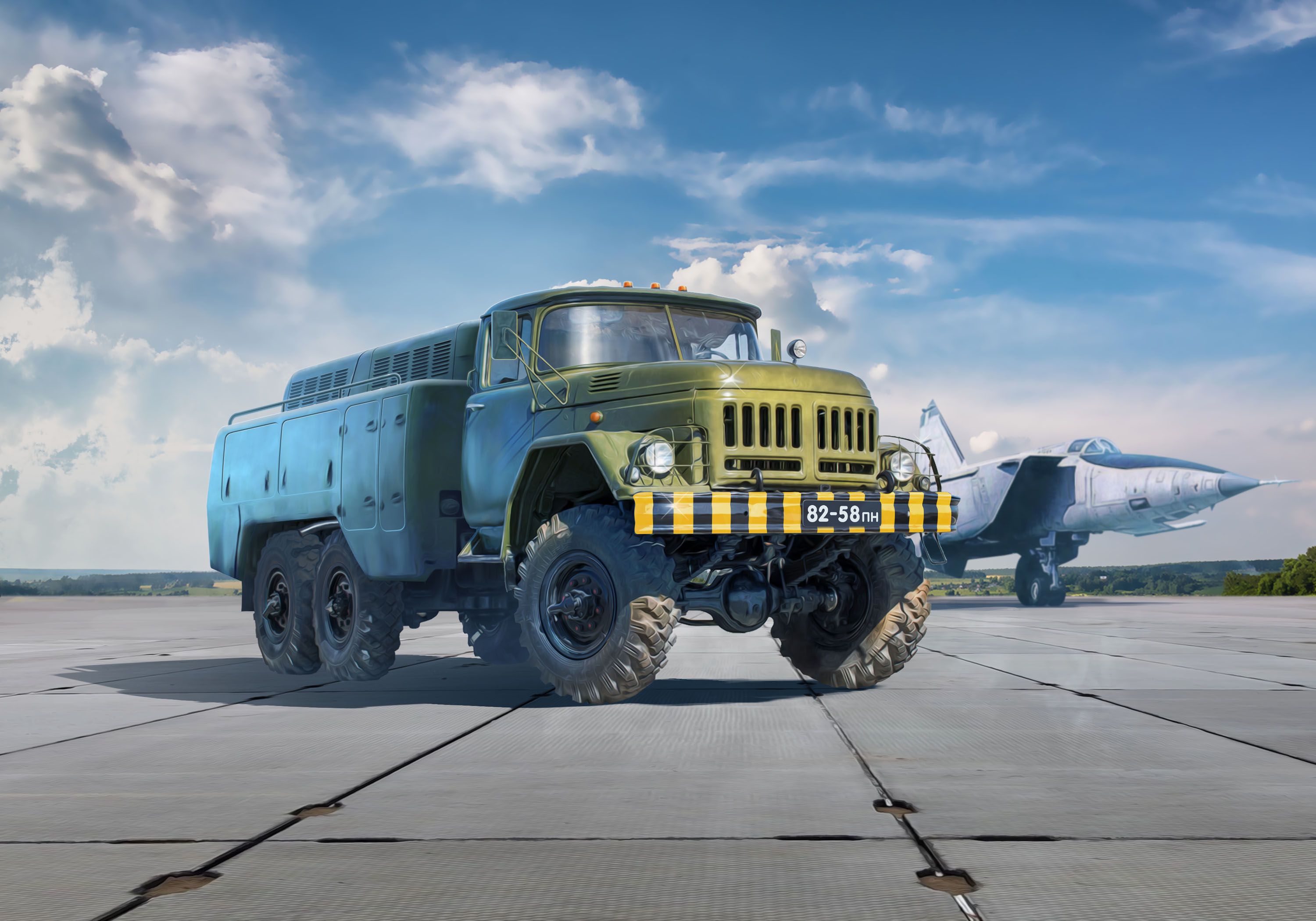 1/72 APA-50M (ZiL-131), Airfield mobile electric unit