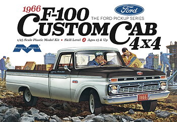 1/25 1966 Ford F100 Custom Cab 4 x 4