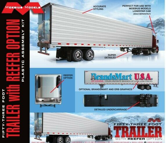 1/25 53 ft. Trailer w/Reefer Options
