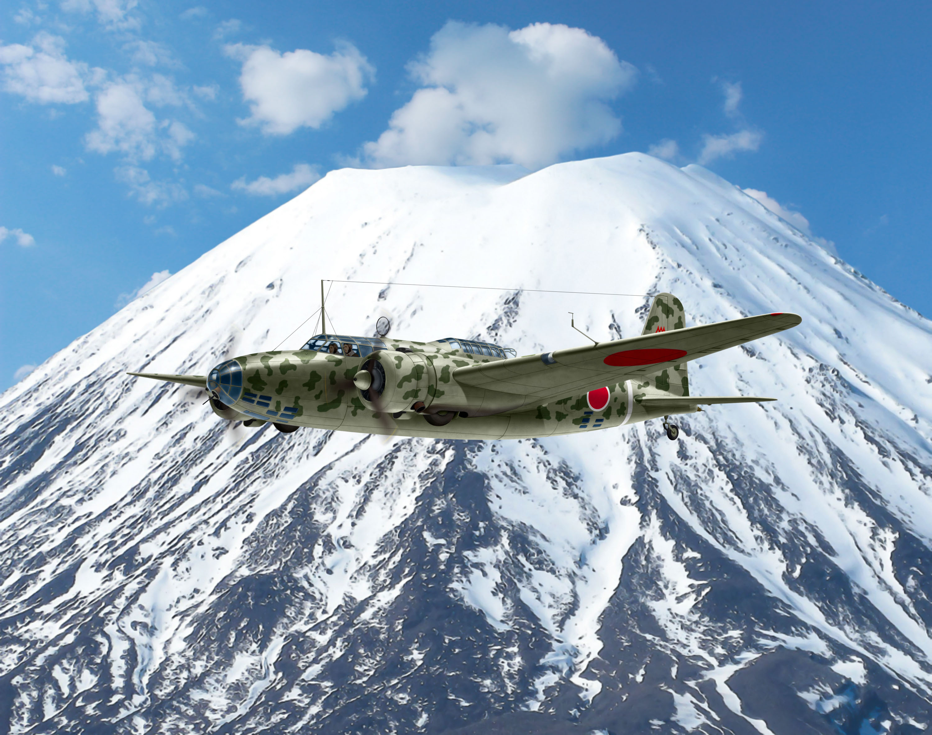 1/35 Ki-21-Ib "Sally", Japanese Heavy Bomber (100% new molds)