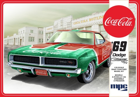1/25 1969 Dodge Charger Coca Cola NO GLUE