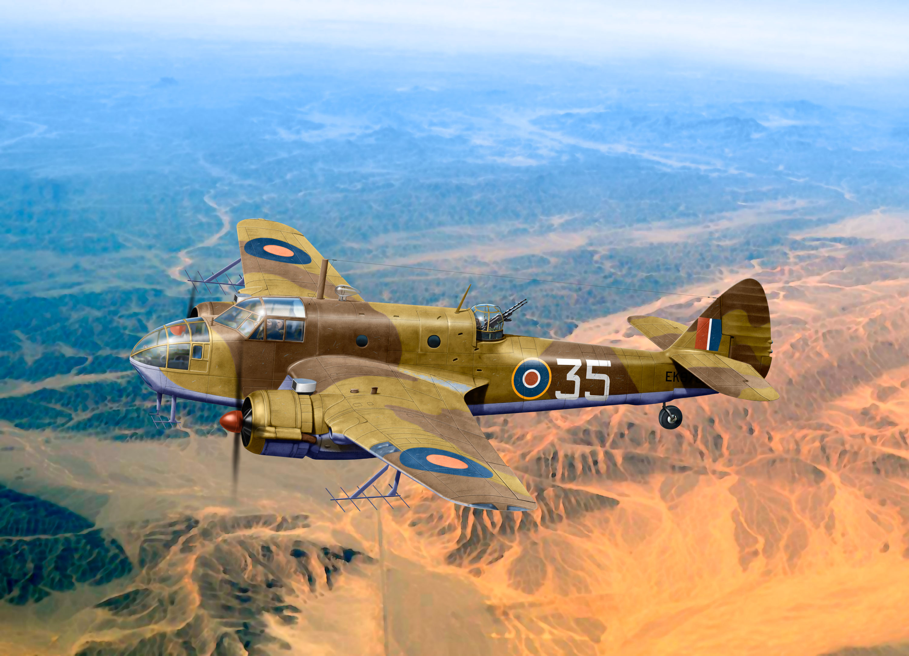 1/48 Bristol Beaufort Mk.IA with tropical filter