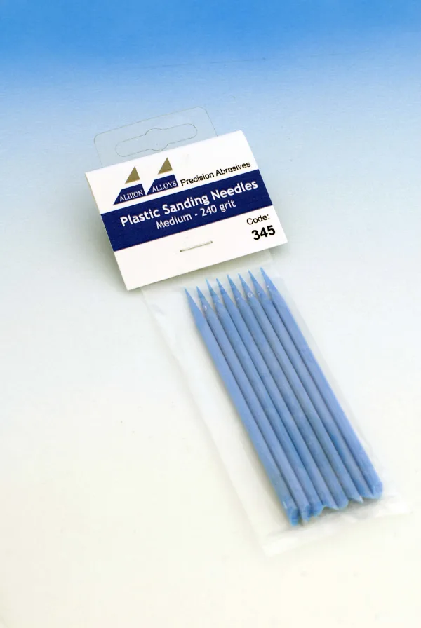 Plastic Sanding Needle - Medium 240 Grit