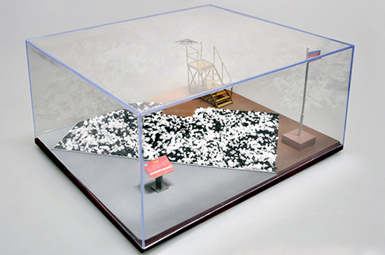 Diorama Display Case  316x276x136 mm - sand table