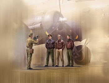 1/32 Photo to remember', USAAF Pilots (1944-1945) (100% new molds)