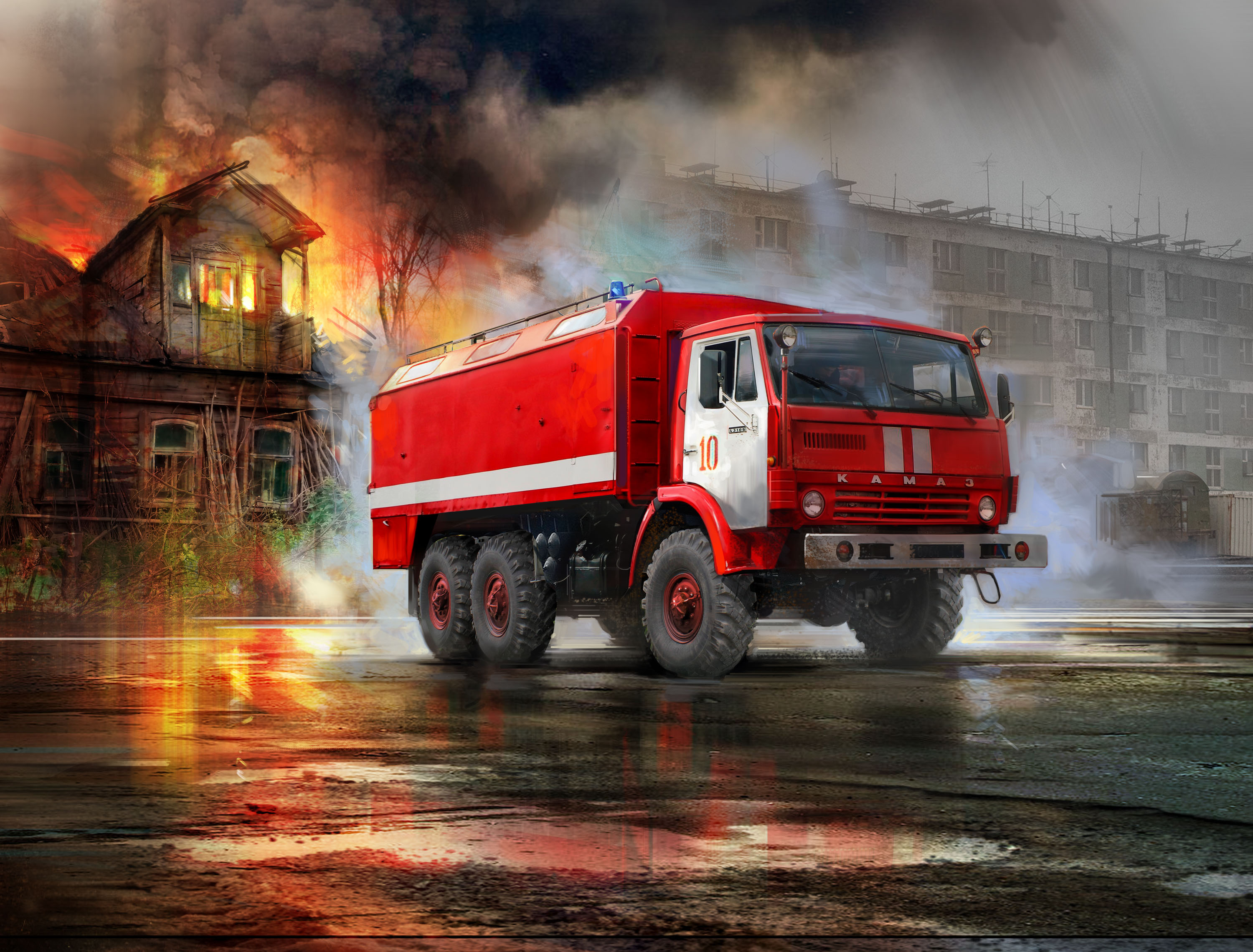 1/35 AR-2 (43105), Hose fire truck