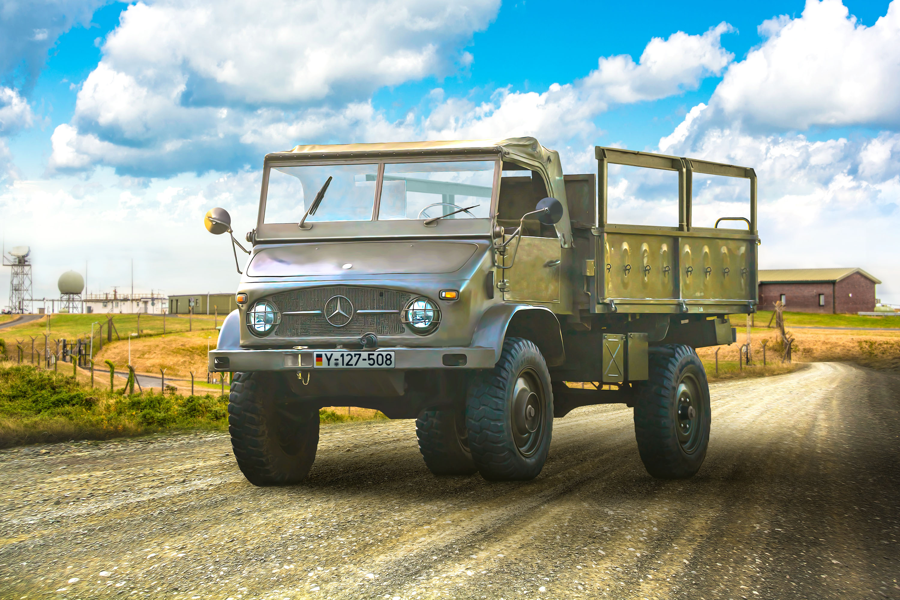 1/35 Unimog S 404, German military truck (100% new molds)