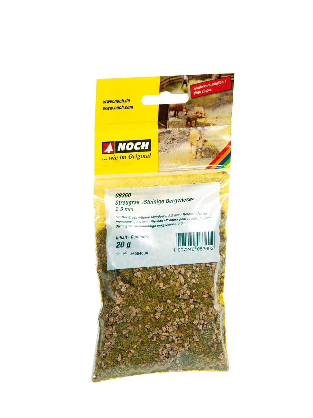 Strö/static Grass “Alpine Meadow" - 2,5 mm, 20 g