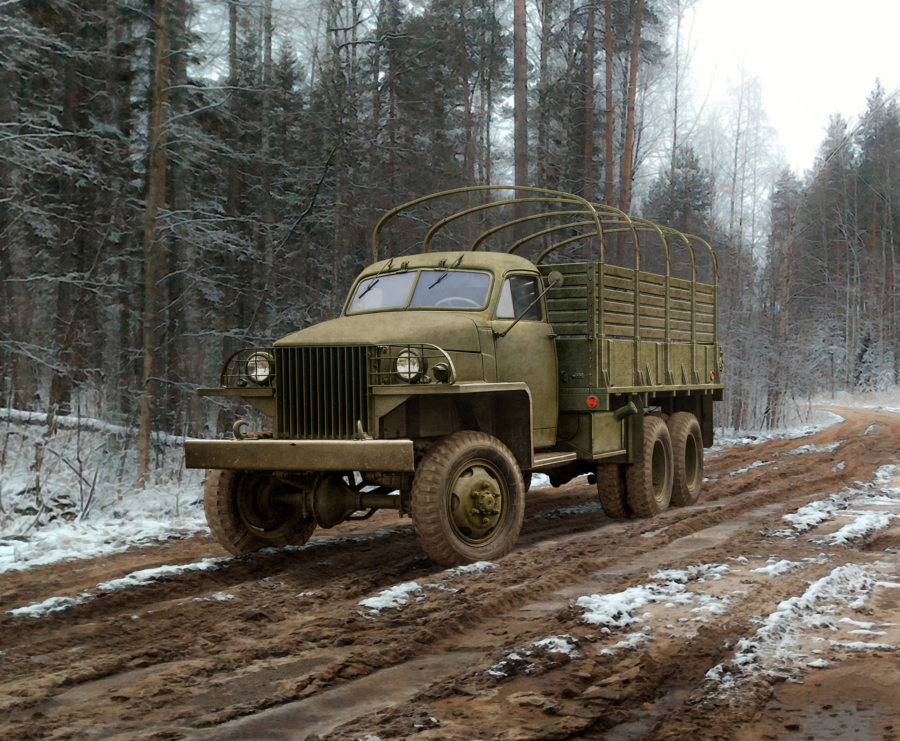 1/35 Studebaker US6-U3, Lend-Lease military truck