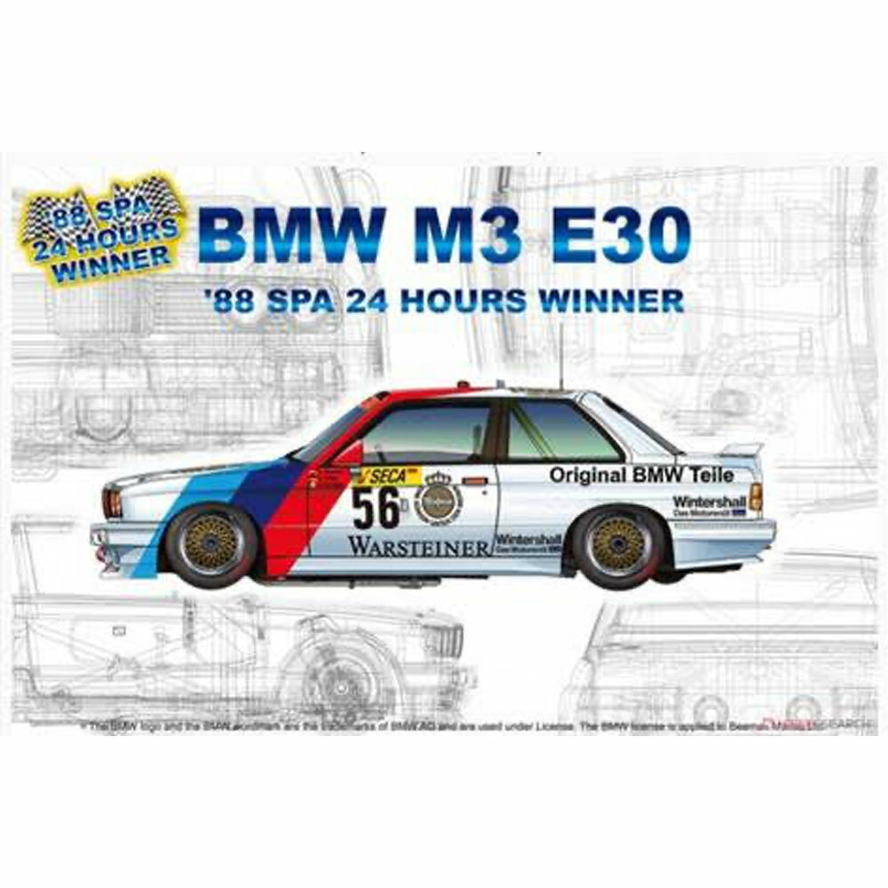 1/24 BMW M3 E30 '88 Spa 24H Winner