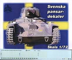 1/72 Swedish armor decals - numbers, flags and tuirret insignia