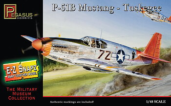 1/48 P-51B Mustang Tuskegee - NO GLUE