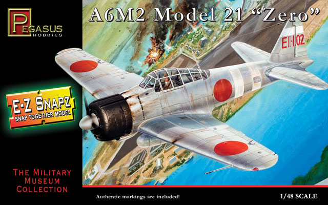 1/48 Mitsubishi Zero A6M2 - NO GLUE
