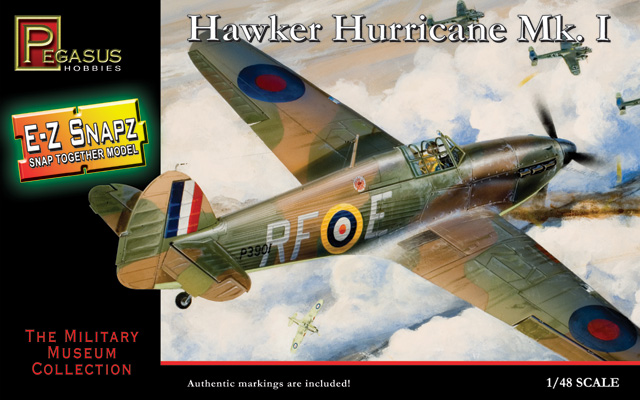 1/48 Hawker Hurricane Mark 1  - NO GLUE