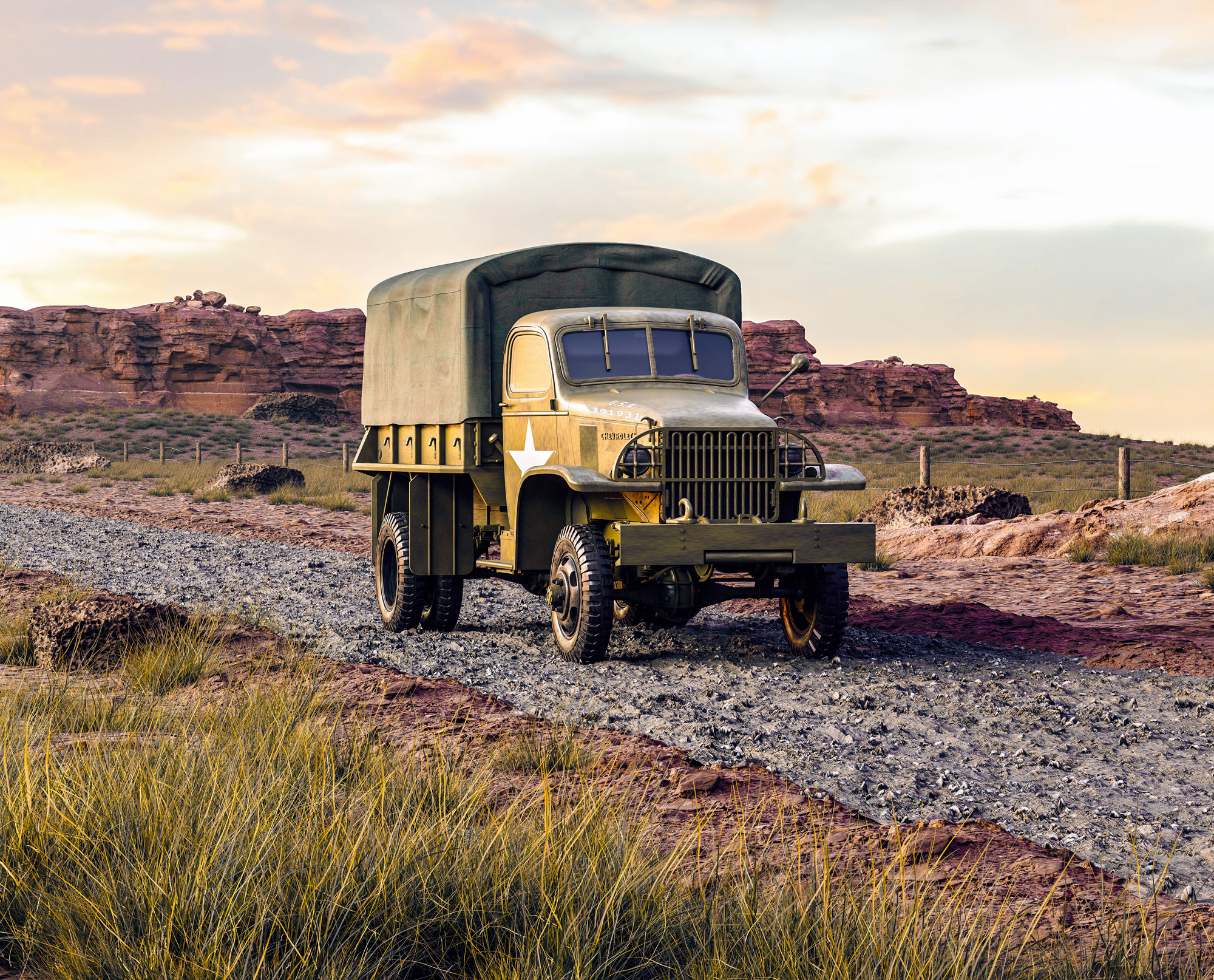 1/35 G7117, US military truck