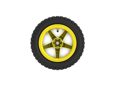 BERG  BUDDY - WHEEL YELLOW 12.5X2.25-8 ALL TERRAIN, DRIVHJUL